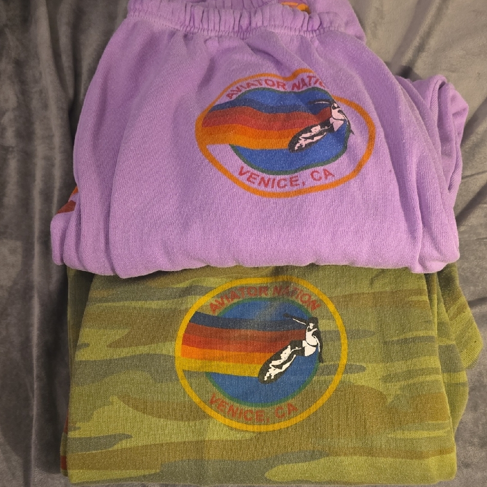 Bundle Of 2 Aviator Nation Sweatpants